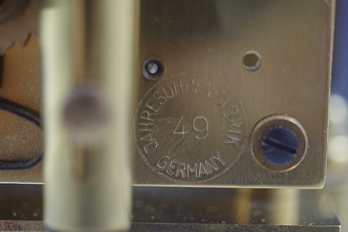 OROLOGIO SCHATZ VETRO CUPOLA FACCIA QUADRATA CUPOLA VETRO MARZO 1954 GERMANIA FUNZIONANTE - Foto 8 di 10