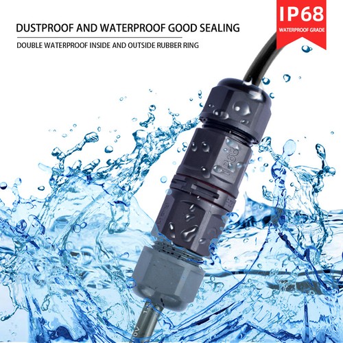 IP68 Impermeable L20 2/3/4/5/6Pin Abrazaderas Eléctricas Enchufe Conector Tornillo - Imagen 5 de 10