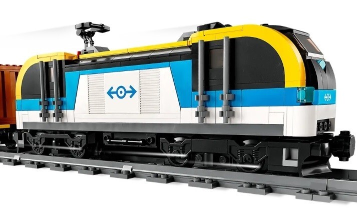 Rear Locomotive! LEGO Freight Train City 60336 2 Bogie Wheel