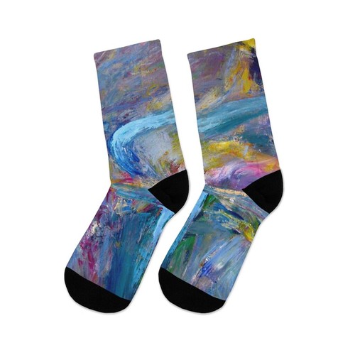 Calcetines ""A97" DTG calcetines de arte abstracto - Imagen 7 de 9
