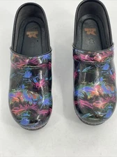 Dansko Pro XP Color Pop Patent Leather Clogs Women’s Size 40 US 9