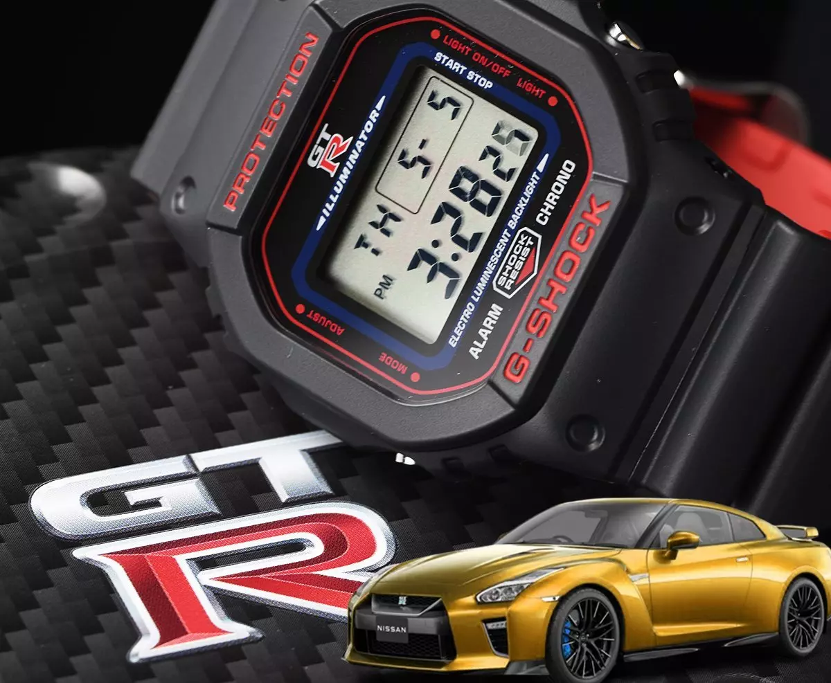 NISSAN GT-R G-SHOCK collaboration watch 4th 2022 DW-5000 New model Limited JP