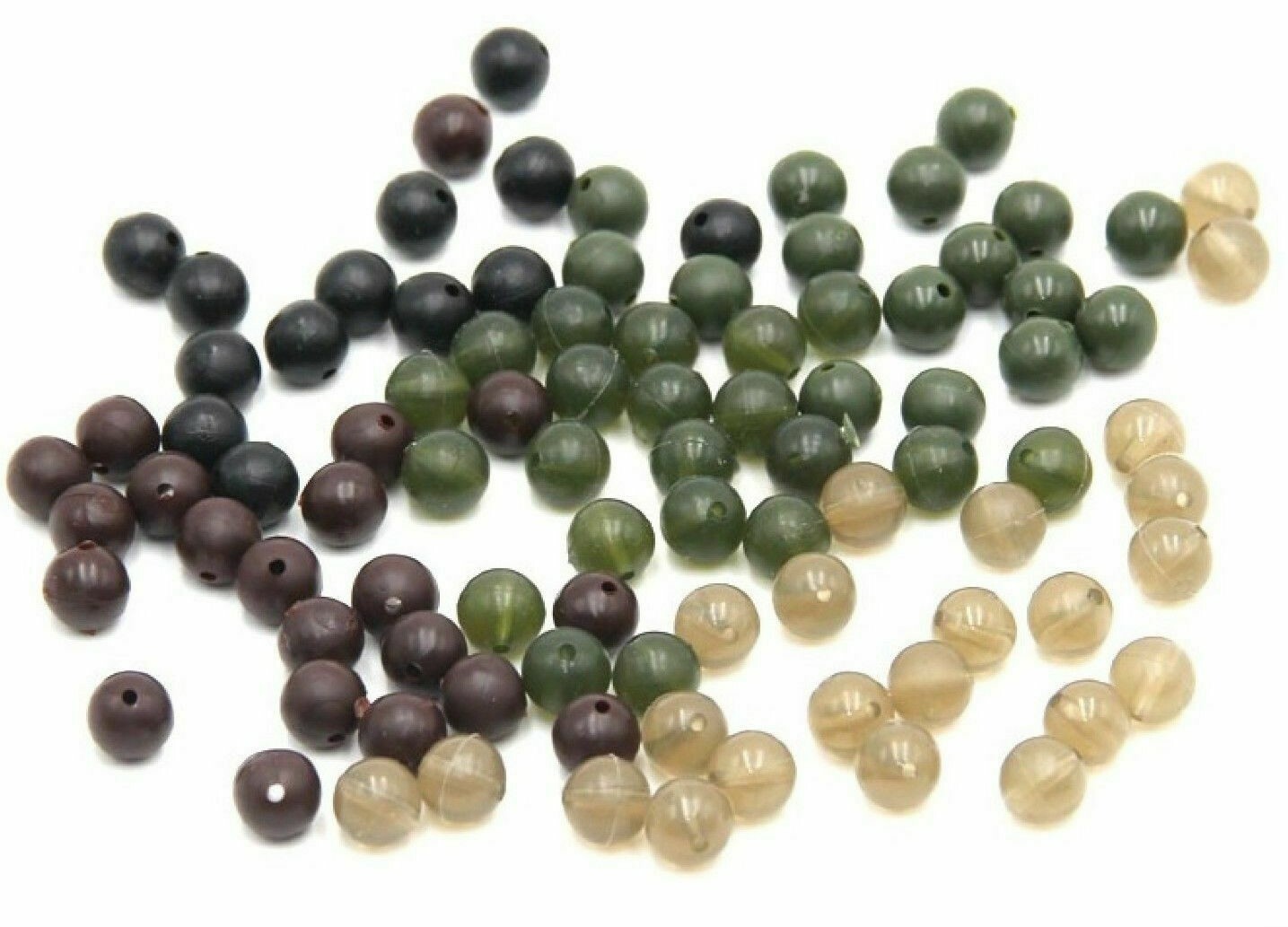 20 mixed colour carp hook beads carp barbel coarse fishing terminal tackle