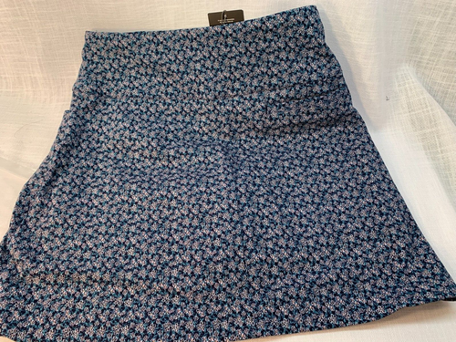 Walter Hagen Golf Skort Shorts 17" Sculpt Skort Hartriegel ditsy blau Gr. Small neu mit Etikett - Bild 4 von 6