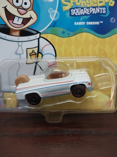 Nickelodeon Mattel Spongebob Sqaurepants Sandy Cheeks Hot Wheels collectible - Picture 2 of 5