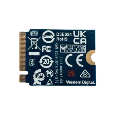 WD SN5000S 512GB M.2 2230 SSD NVMe PCIe4x4 For Steam Deck ASUS ROG