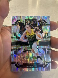 2024 Panini Select WNBA Concourse Nika Muhl RC #27 Silver Flash Prizm