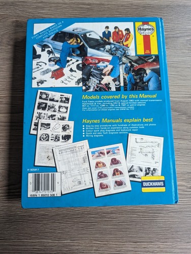 Haynes Manual Ford Fiesta 1983 - 1988 Including XR2 Published 1993 Hardback - Picture 2 of 9