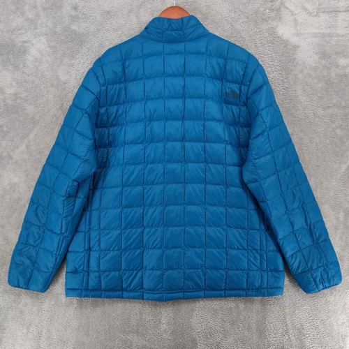 The North Face Thermo Ball Eco Jacket Men 2XL Blue Full Zip Puffer Outdoor - Picture 14 of 19