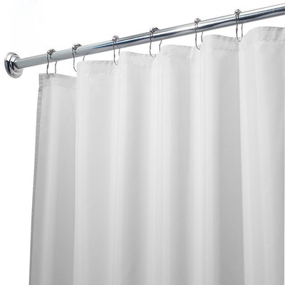 Ivory CAROMIO Hotel Quality 100/% Waterproof Fabric Shower Curtain Liner with Magnets for Bathroom 72x72 Inch