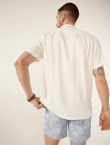 NWT Chubbies Men’s The Ivory Lotus Rayon Friday Shirt Size Large - Picture 3 of 8