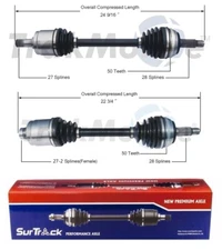 For Acura RSX 02-06 Type-S FWD Front Left & Right CV Axle Shafts SurTrack Set