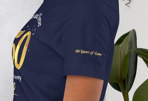 50th Wedding Anniversary - Golden Wedding Anniversary Unisex T-shirt - Picture 24 of 40