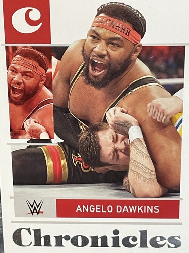 2022 Panini Chronicles WWE Angelo Dawkins Wrestling Card #28 NXT Street Profits - Bild 3 von 6