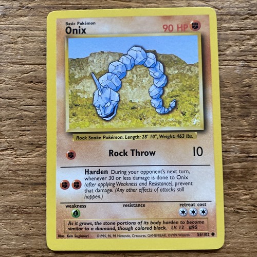 Onix 84/130 Base Set 2 WOTC (EX-MINT)