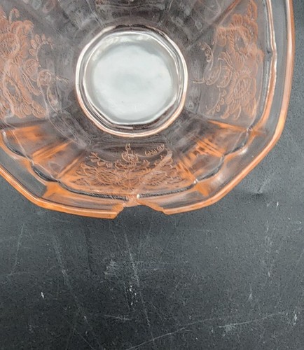 6 Anchor Hocking MAYFAIR/ OPEN ROSE PINK Depression glass CUPsaucer/cream/sugar - Picture 4 of 8