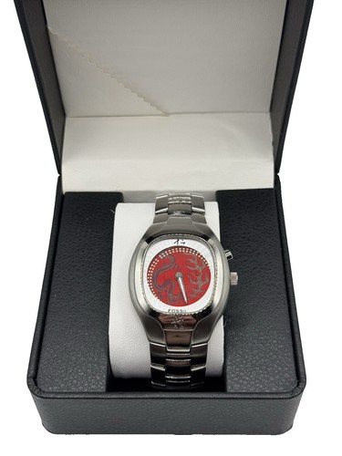 長針短針可動中 ビンテージ FOSSIL BIG TIC JR-7845 腕時計 Fossil Big Tic JR7845 Watch Fashion All Stainless Steel Deep