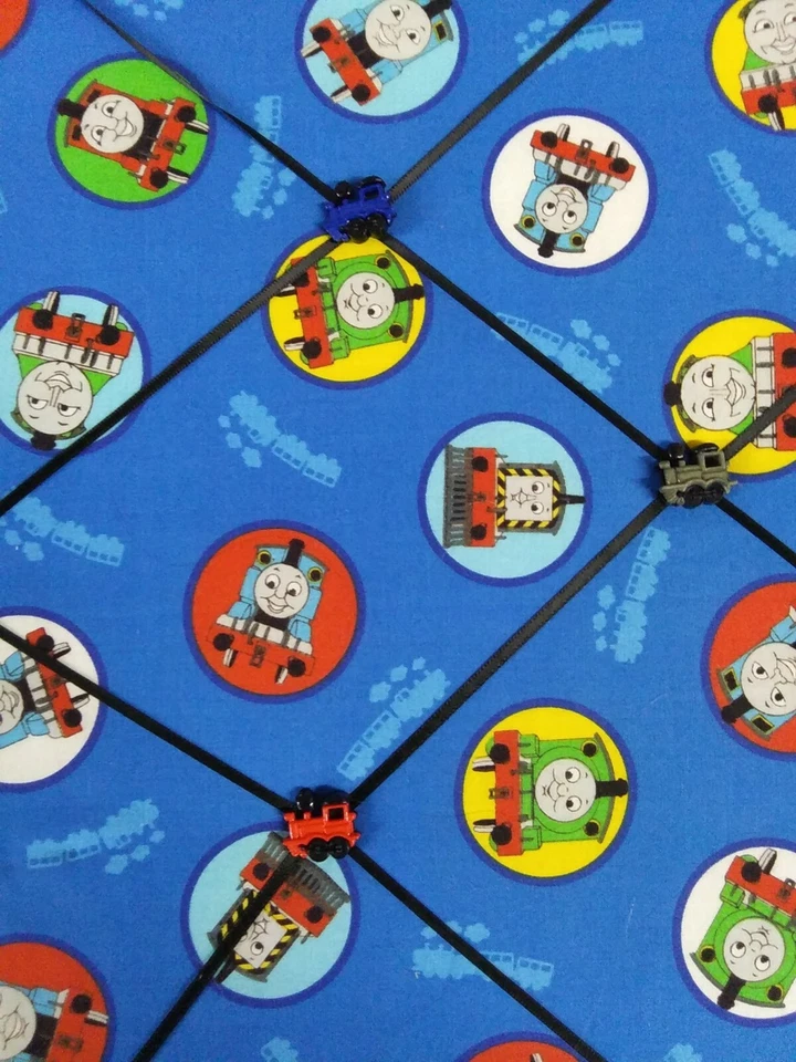 Thomas the train linen bulletin memory board. - Image 2 of 4