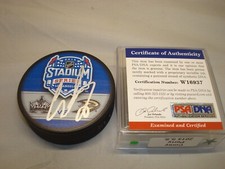 Corey Perry Signed Ducks 2014 Stadium Series Puck Autographed PSA/DNA COA 1A
