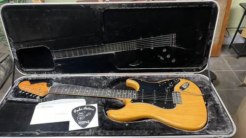 Vintage FENDER STRATOCASTER  Natural Hard Case Recent Appraisal Gruhn Guitar USA - Picture 3 of 21