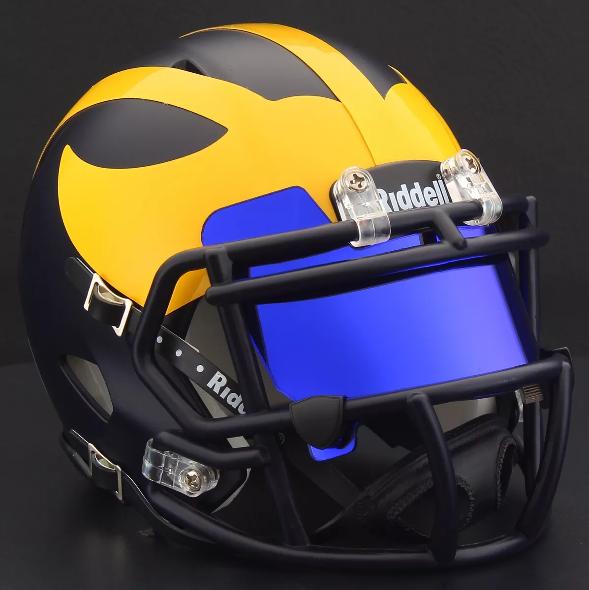 MICHIGAN WOLVERINES NCAA Riddell SPEED Mini Football Helmet eBay