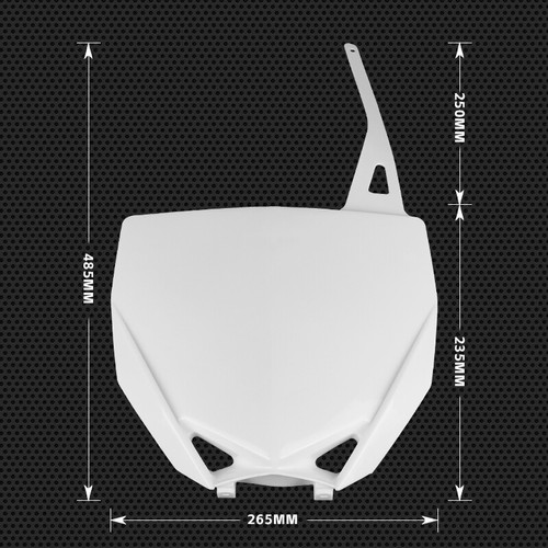Front Number Plate White Yamaha YZ65 2019 YA04869046 for Yamaha YZ85/YZ65 - Picture 4 of 9