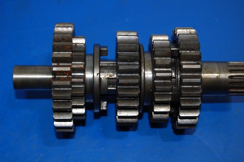 1989 88-89 CR250R OEM TRANSMISSION MAIN COUNTER SHAFT GEAR FORK DRUM SHIFT 0424 - Foto 6 di 12