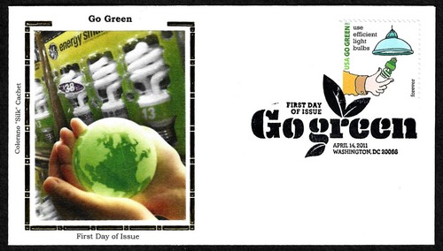 USA, SCOTT # 4524, COMPLETE SET OF 15 COLORANO FDC COVERS GO GREEN, RECYCLE 2011 - Picture 14 of 18