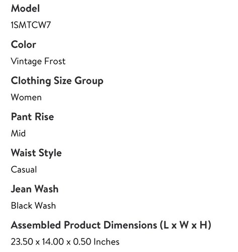 Jean recto elástico delgado para mujer Lee Riders 18 Petite vintage azul escarcha  - Imagen 9 de 9