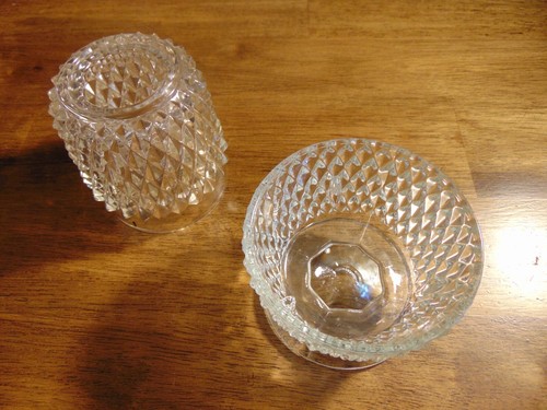 Vintage Clear Diamond Point Fairy Lamp - Picture 4 of 7