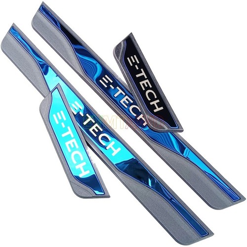 For Rivian R1T E-TECH 2023 Chrome Car Door Sill Kick Plate Protector Cover Trim - Picture 5 of 6