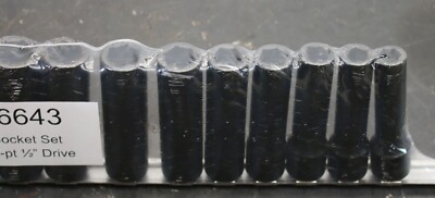 CAT Caterpillar 214-6643 Socket Set 1/2 Drive IMPACT DEEP Metric