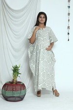 Maxi Dress Bohemian Gown Maxi Dress Resort Wear Nice Caftan Floral Print Kaftan