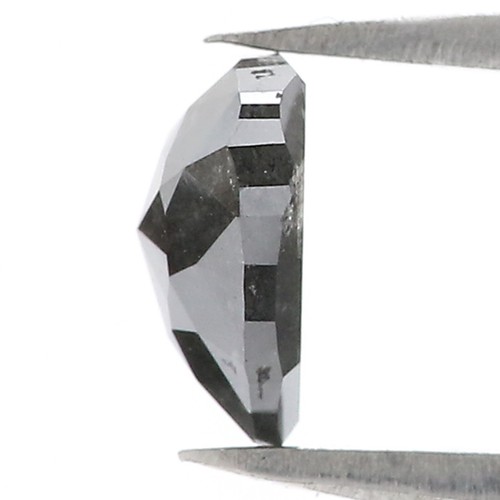 1.70 CT Natural Loose Heart Shape Diamond 7.90 MM Salt And Pepper Diamond QL3096 - Picture 5 of 8