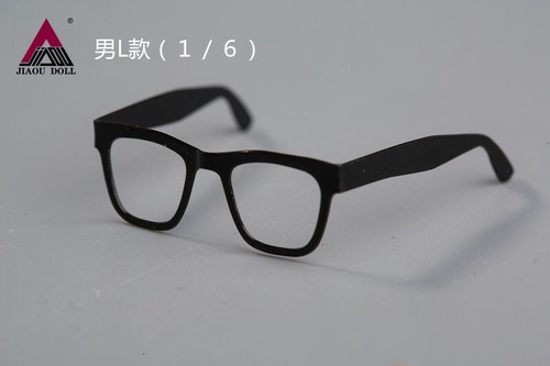 Muñeca Jiaou 1:6 accesorios de gafas cuadradas negras para figura de acción masculina de 12" Head Toys - Imagen 3 de 6