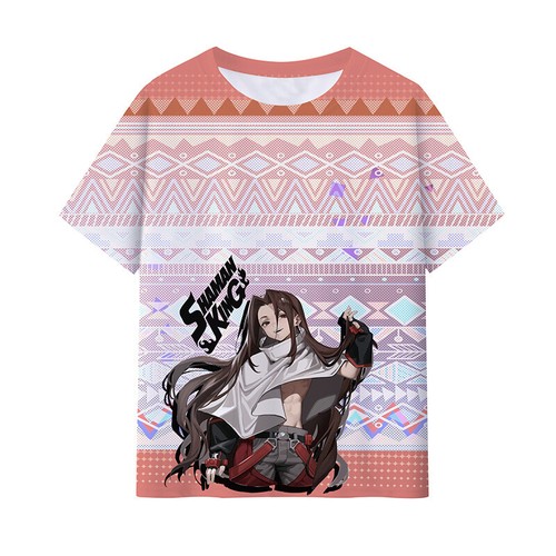 Shaman King Anime T-Shirt Generic Casual Cotton Crew Neck Short Sleeve Printed - Picture 3 of 11