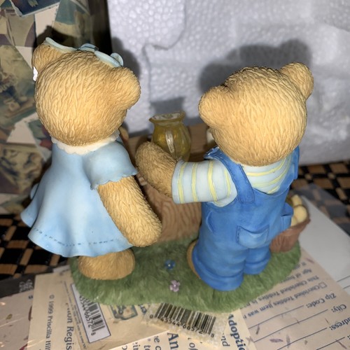 Cherished Teddies 1999 Enesco Figur Albert und Susann 661848 Limonadenständer - Bild 6 von 9