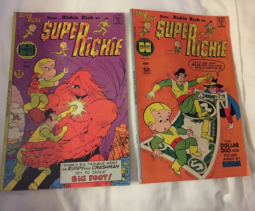 Richie Rich Super Richie Comics 1977 x Two - Picture 1 of 4