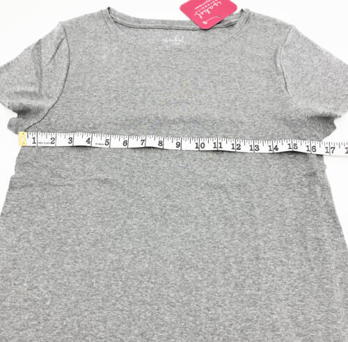 Isabel Maternity Womens Size L Short Sleeve Basic T-Shirt Gray (2 Pack) - Picture 3 of 9