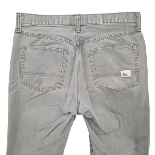 Eddie Bauer Jeans Mens Sage Green Canvas Cotton Work Pants Size 32x30 - Picture 4 of 11