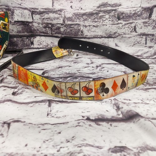 Wearable Art Jackpot Purse Lenticular Belt Casino Gambling Vegas Cards Chips - Picture 16 of 22
