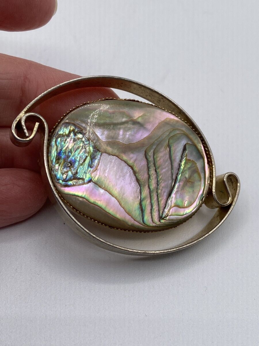 Abalone brooch deals