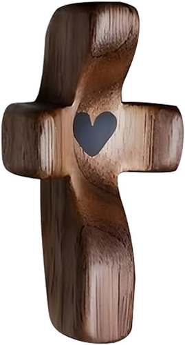 Cross My Heart | Encouragement Gift Wooden Cross Fingertip Stress Relief Gifts  - Picture 8 of 12