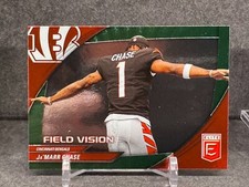 Ja'Marr Chase 2024 Panini Donruss Elite Green Field Vision  Bengals