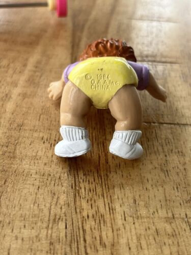 Vintage 1984 Mini Cabbage Patch Kids Doll PVC Figure & Stroller Mini Patch - Picture 4 of 7