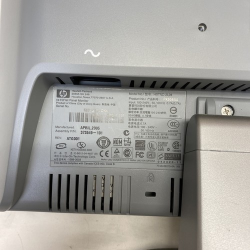 HP VS15 15" LCD VGA Monitor With Built In Speakers Gaming Retro Monitor - Picture 5 of 14