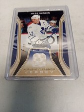 2006-07 MATS SUNDIN SP GAME USED GOLD GAME WORN JERSEY. TORONTO. 056/100.