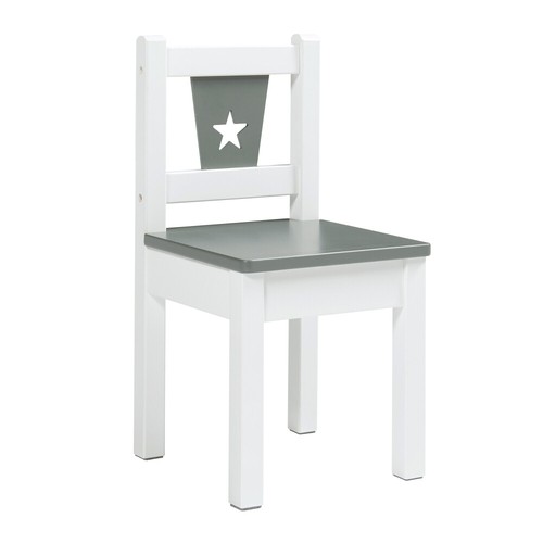 Kids Table and Chairs Set Wooden Preschoolers Children's Table with 2 Chairs Set - Picture 33 of 42
