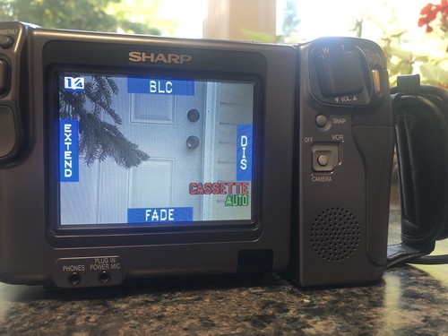 Sharp Hi8 Viewcam Hi-Fi 30X Zoom VL-H520U Camcorder Video Camera w Case Bundle - Picture 10 of 24