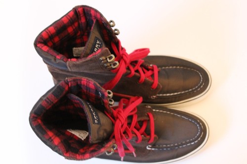 Sperry Topsider Women's Acklins Brown Corduroy Ankle Boots Size 7 M - Picture 6 of 10